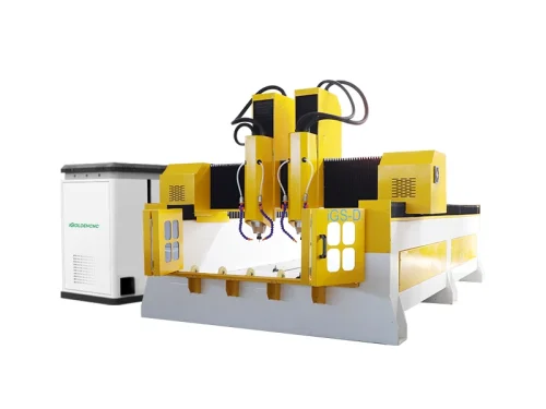 Dual Spindles CNC Stone Carving Machine