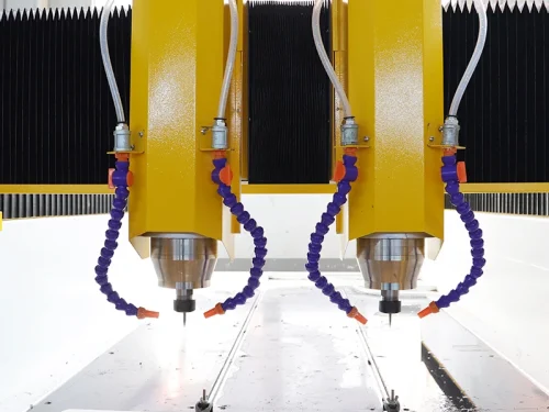 Dual Spindles CNC Stone Carving Machine - Image 4
