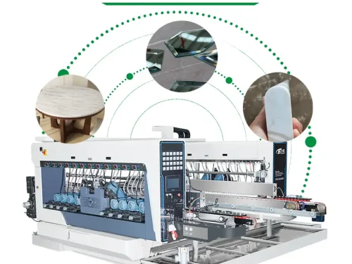 Glass Straight-line double edging machine