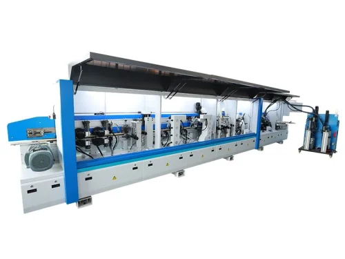 Fully automatic aluminum-wood edge banding machine