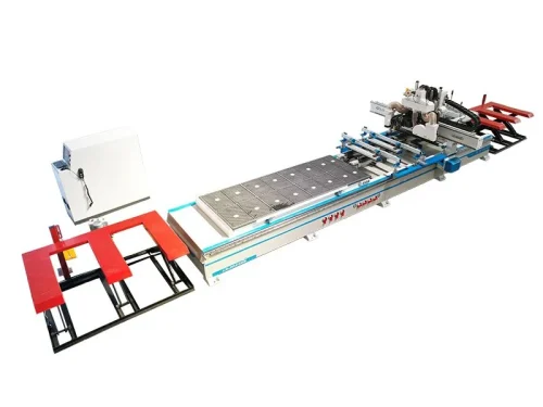 Smart dual-station door frame and blade machine