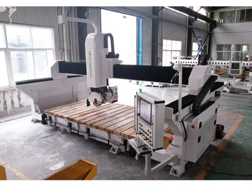 5 Axis CNC Stone Cutting Bridge Saw - Image 4